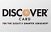 Discover Card logo with tagline.