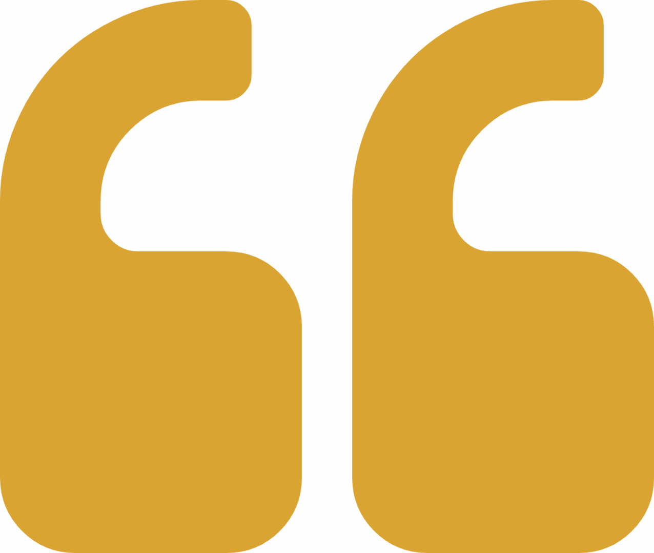 Yellow quotation marks on black background.